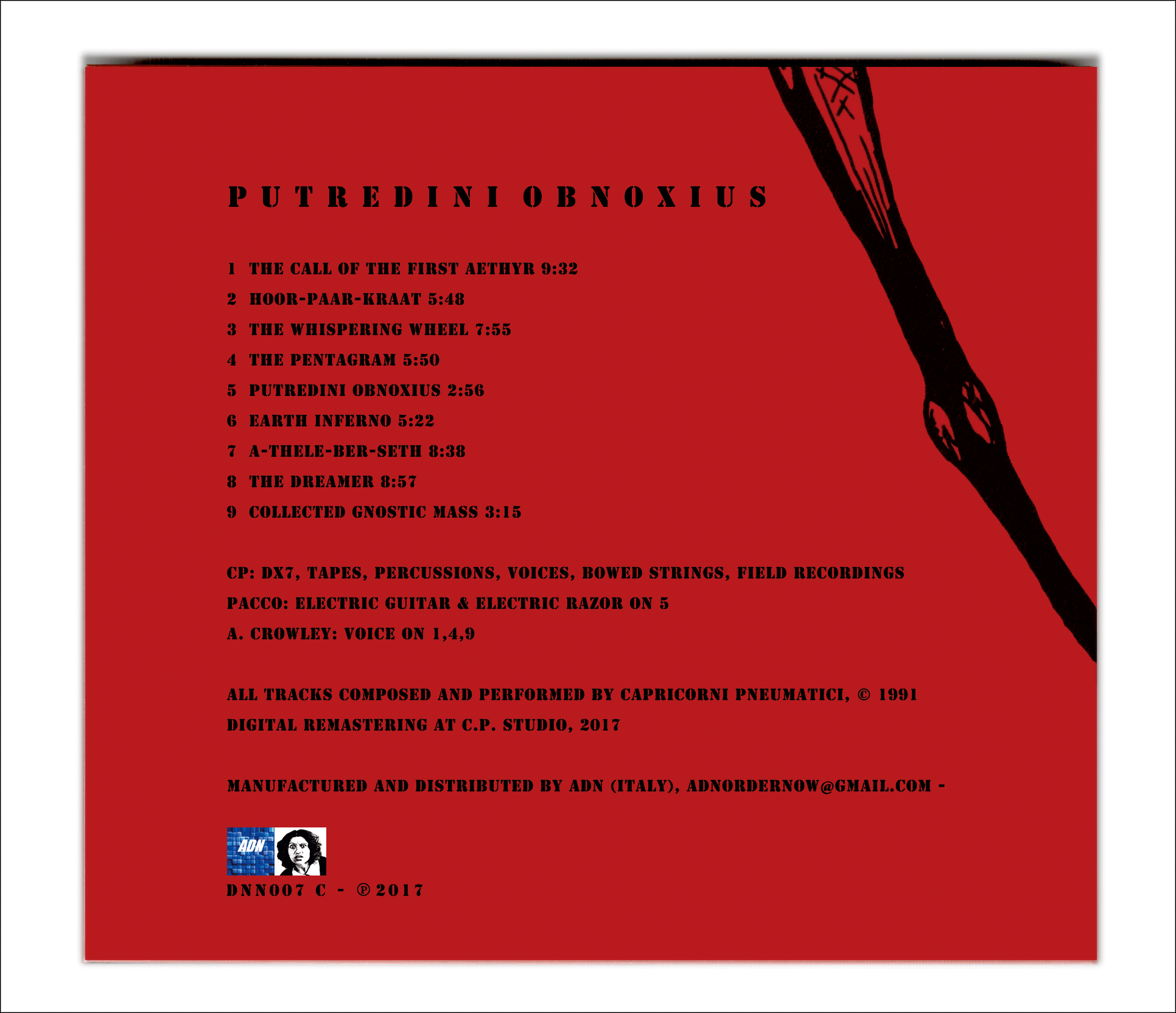 putredini obnoxius back cover