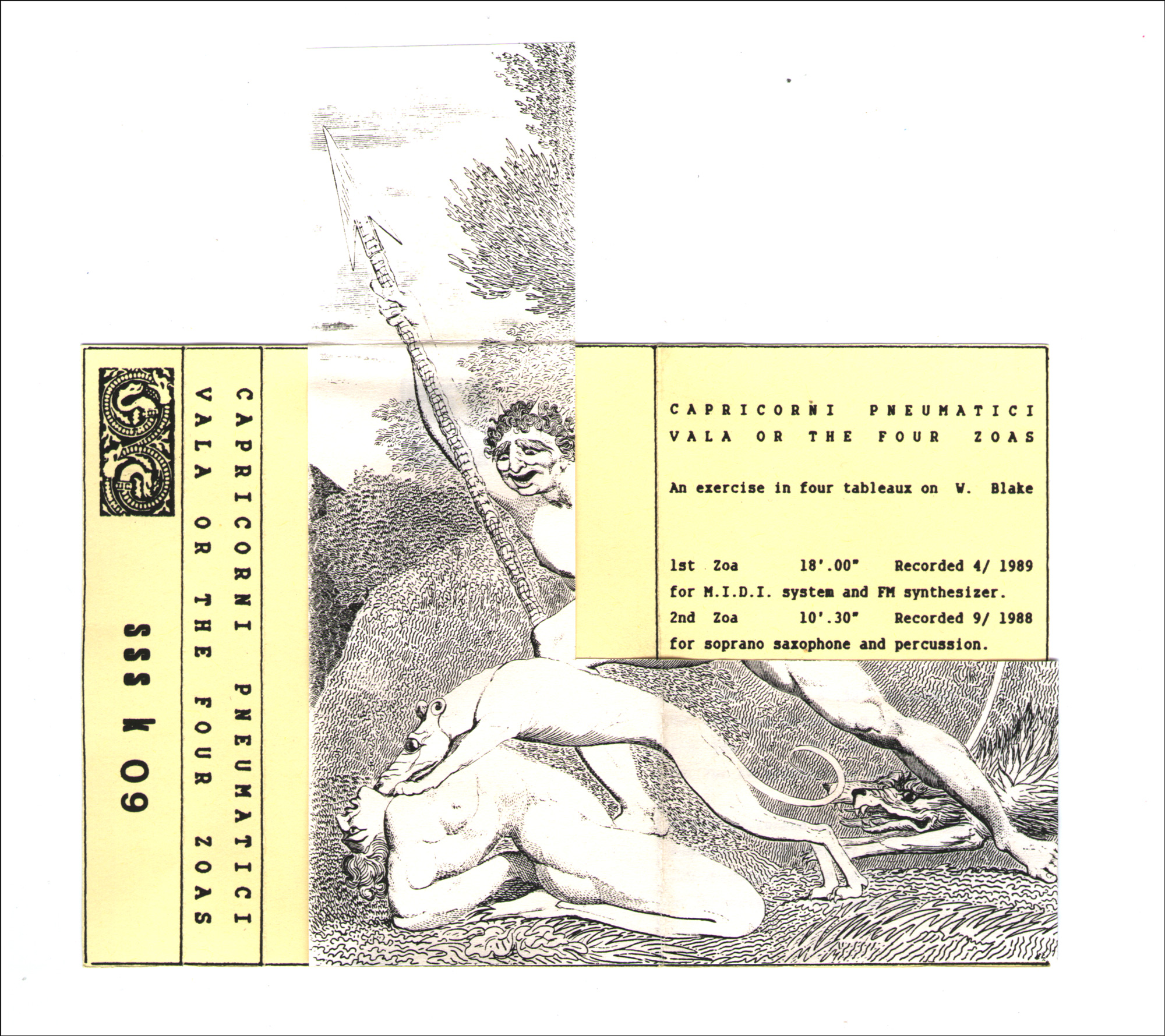 vala or the four zoas tape cover