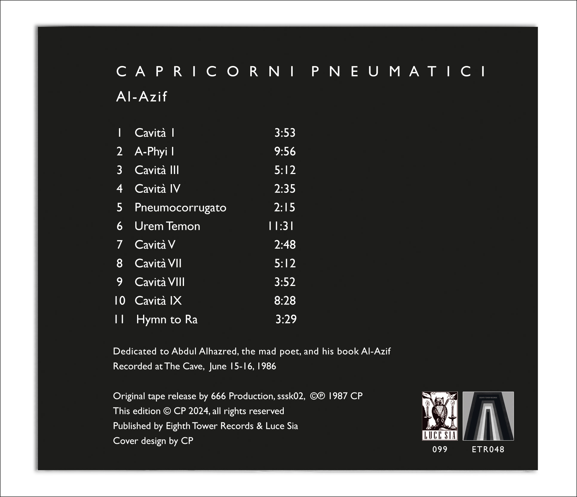 capricorni pneumatici Al-Azif back cover
